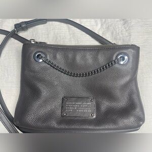 Marc By Marc Jacobs Geay Leather Double Zip Crossbody Bag